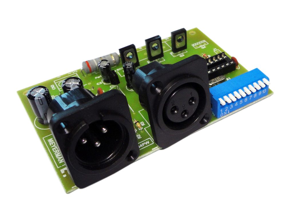 Conheça o nosso produto PLACA DMX 6 CANAIS