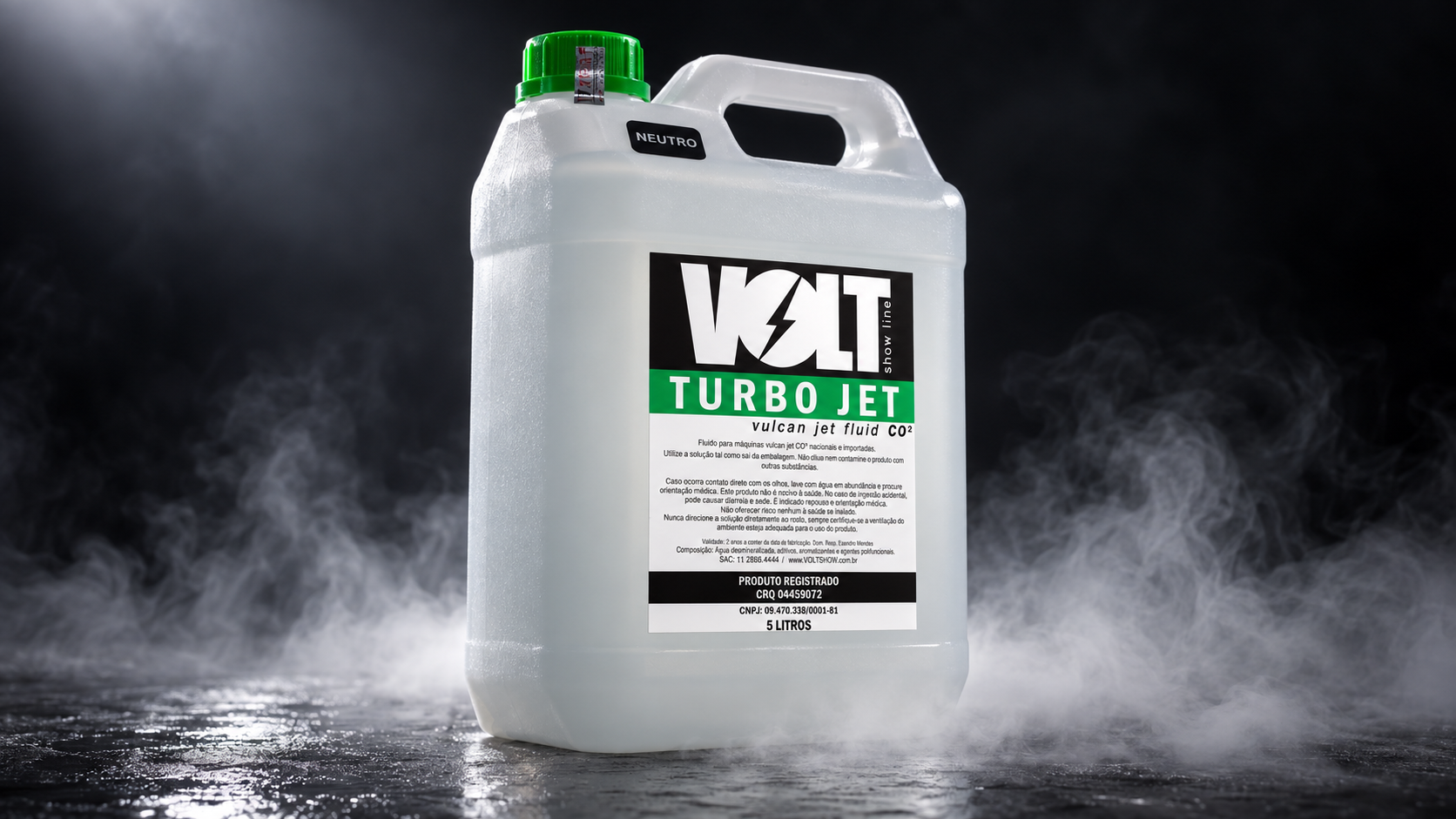Turbo Jet 5L para Efeitos de Fumaça em Eventos e Shows